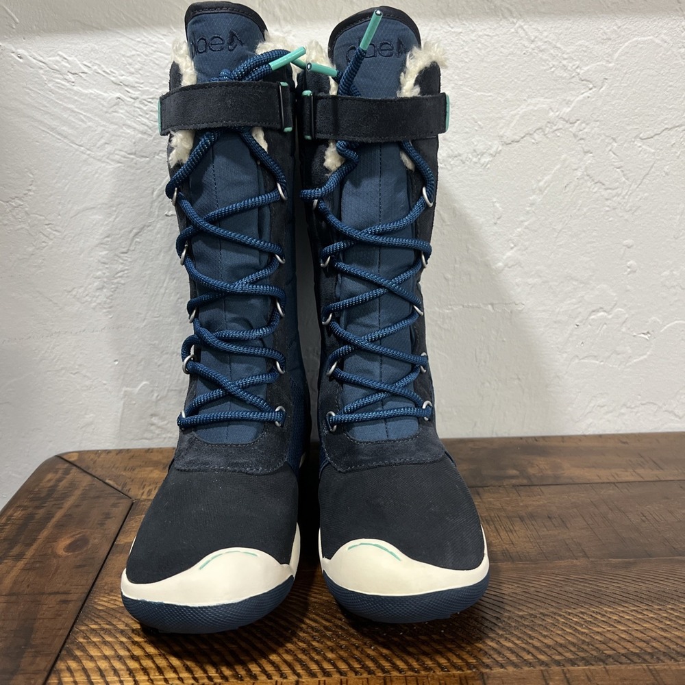 Plae Jack WP Kids Shoes Blue Lined Waterproof Insulated Snow Boots Youth Size 1